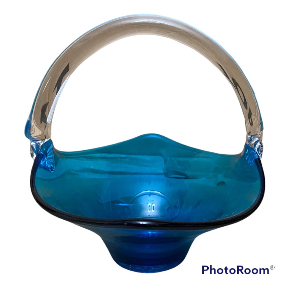 Viking Bluenique Epic Basket #1179 Blue Clear‎ Handled